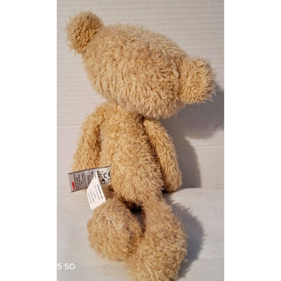 Gund Toothpick Plush Teddy Bear Stuffed Animal Beige 14" Soft Cuddly Toy - Picture 3 of 9